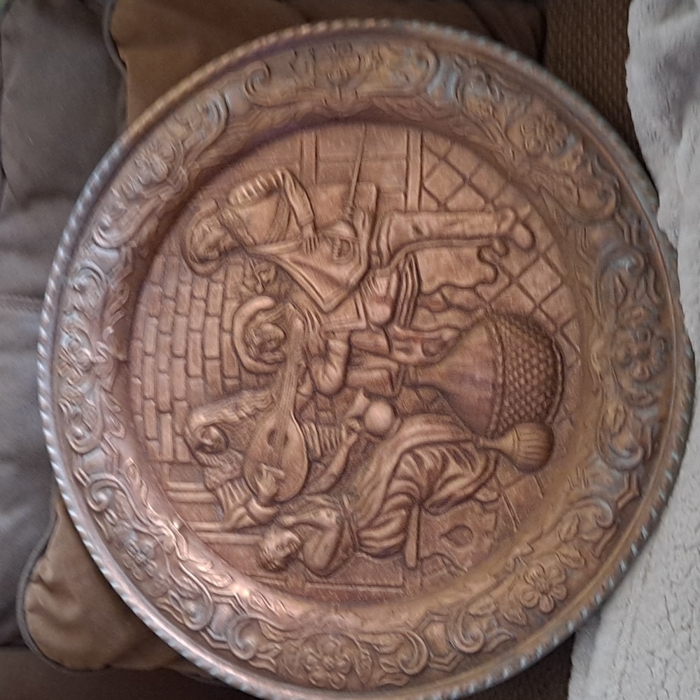 Vintage Copper plate